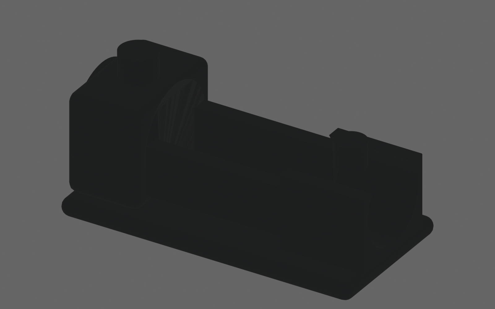 Telescope spectroscopy adapter render
